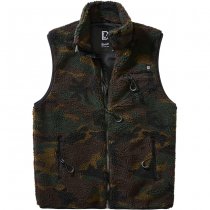 Brandit Teddyfleece Vest Men - Woodland - XL