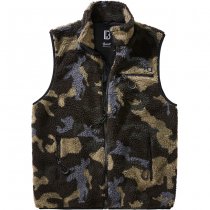 Brandit Teddyfleece Vest Men - Darkcamo - 3XL