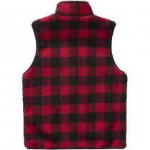 Brandit Teddyfleece Vest Men - Red / Black - XL