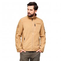 Brandit Fleecejacket Ripstop - Camel - S