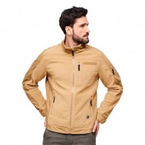 Brandit Fleecejacket Ripstop - Camel - M