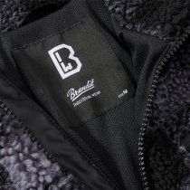 Brandit Teddyfleece Jacket - Black / Grey - M