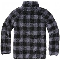 Brandit Teddyfleece Troyer - Black / Grey - 5XL