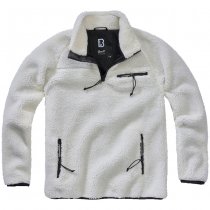 Brandit Teddyfleece Troyer - White - 2XL