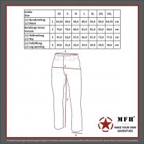 MFH US Combat Pants Reinforced - Woodland - S