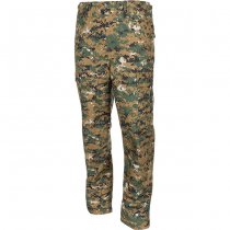 MFH BDU Combat Pants Ripstop - Digital Woodland - M