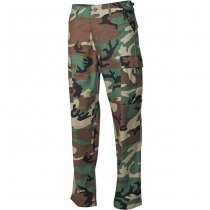 MFH BDU Combat Pants Ripstop - Woodland - L