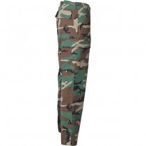 MFH BDU Combat Pants Ripstop - Woodland - L