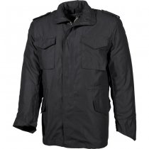 MFH US Field Jacket M65 Lined - Black - 3XL