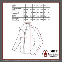 MFH US Tactical Baselayer Jacket - Coyote - M