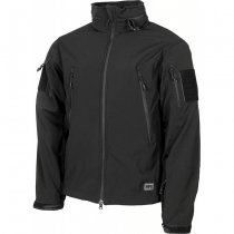 MFHHighDefence SCORPION Soft Shell Jacket - Black - 3XL