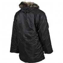 MFH US N3B Polar Jacket Lined - Black - L