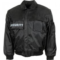 MFH SECURITY Bomber Jacket - Black - 3XL