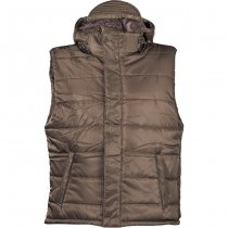 MFH Lined Vest & Detachable Hood - Olive - L