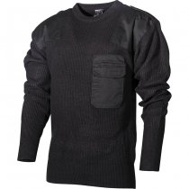 MFH BW Pullover Chest Pocket Polyacryl - Black - 62