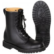 MFH Combat Boots Full-Grain Leather - Black - 40