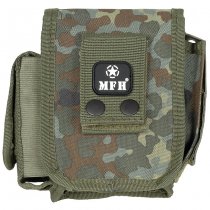 MFH Belt Pouch 3 Compartments - Flecktarn