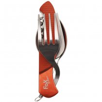 FoxOutdoor Pocket Knife Cutlery Set - Red