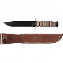 MFH USMC Combat Knife - Brown