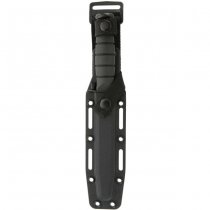 Ka-Bar Short Fighting Utility Knife Serrated Clip Point Blade & Hard Plastic Sheath