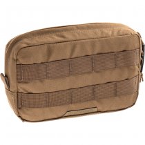 Clawgear Medium Horizontal Utility Pouch Core - Coyote