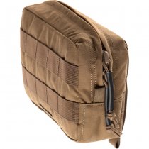 Clawgear Medium Horizontal Utility Pouch Core - Coyote