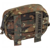 Clawgear Small Horizontal Utility Pouch Core - Flecktarn