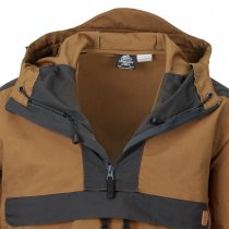 Helikon-Tex Woodsman Anorak Jacket - Earth Brown / Black B - XL