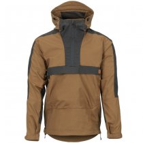 Helikon-Tex Woodsman Anorak Jacket - Earth Brown / Black B - 3XL