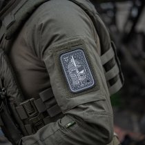 M-Tac Deus Vult Ace Woven Patch - Grey