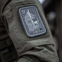 M-Tac Deus Vult Ace Woven Patch - Grey