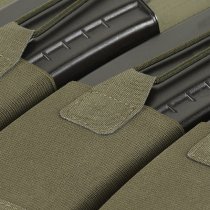 M-Tac Elastic Triple Magazine Pouch Elite Laser Cut - Ranger Green