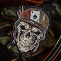 M-Tac Helmet Skull Print Patch - Coyote