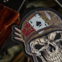 M-Tac Helmet Skull Print Patch - Coyote