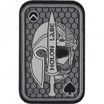 M-Tac Molon Labe Ace Woven Patch - Grey