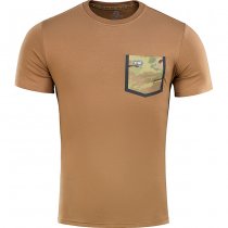 M-Tac Pocket T-Shirt 93/7 - Coyote - 3XL