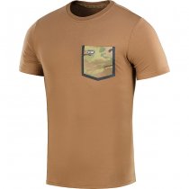 M-Tac Pocket T-Shirt 93/7 - Coyote - XS