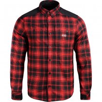 M-Tac Redneck Shirt - Red / Black - XL - Long