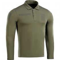 M-Tac Tactical Polo Shirt Long Sleeve 65/35 - Army Olive - 3XL