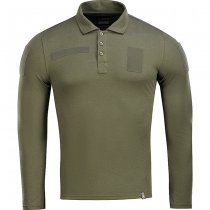 M-Tac Tactical Polo Shirt Long Sleeve 65/35 - Army Olive - L