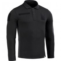 M-Tac Tactical Polo Shirt Long Sleeve 65/35 - Black - L