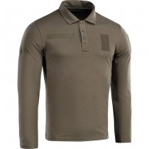 M-Tac Tactical Polo Shirt Long Sleeve 65/35 - Dark Olive - XS