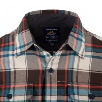 Helikon-Tex Greyman Shirt Nylon Sorona Blend - Coral Crimson Checkered - S