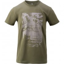 Helikon-Tex T-Shirt Adventure Is Out There - Dark Azure - L