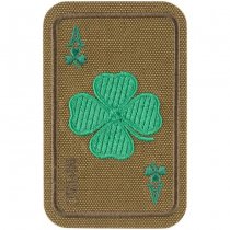 M-Tac Lucky Card Embroidery Patch - Coyote