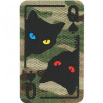 M-Tac Queen of Spades Print Patch - Multicam