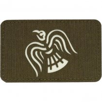 M-Tac Raven Flag Laser Cut Patch GID - Ranger Green